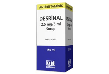 DESRINAL 2.5 mg/5ml 150 ml şurup kutu görseli