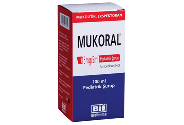 MUKORAL pediatrik 15 mg 100 ml şurup kutu görseli