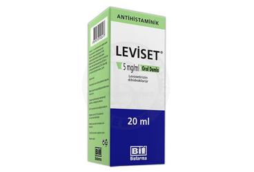 LEVISET 5 mg / ml oral damla (20 ml) kutu görseli
