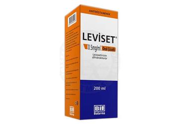 LEVISET 0.5 mg / ml oral çözelti (200 ml) kutu görseli