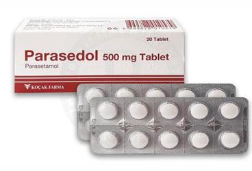 PARASEDOL 500 mg 20 tablet kutu görseli