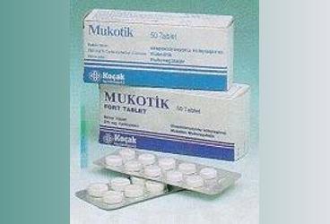 MUKOTIK FORT 375 mg 20 tablet {8699579010125} kutu görseli