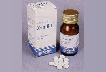 ZANDID 150 mg 60 tablet {8699579090042} kutu görseli
