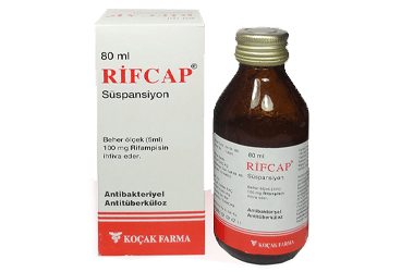 RIFCAP 100 mg 80 ml süspansiyon {8699579700019} kutu görseli
