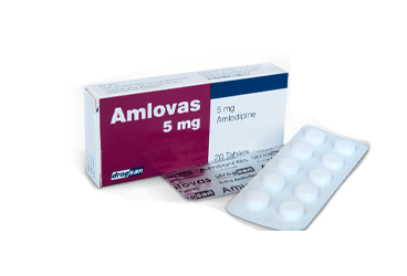 AMLOVAS 5 mg 30 tablet kutu görseli