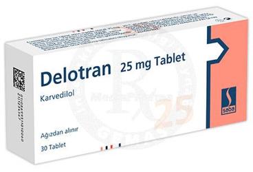 CARVESAN 25 mg 30 tablet kutu görseli