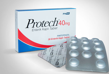 PROTECH 40 mg 14 enterik kaplı tablet kutu görseli
