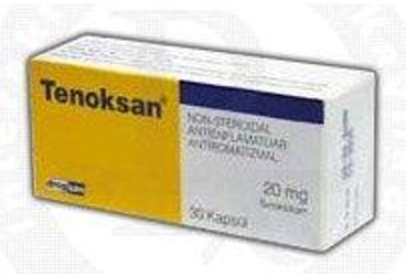 TENOKSAN 20 mg 30 kapsül kutu görseli