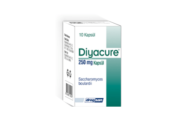 DIYACURE 250 mg 10 kapsül kutu görseli