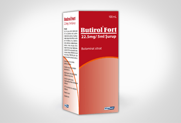 BUTIROL FORT 22.5 mg/ 5 ml şurup 100 ml kutu görseli