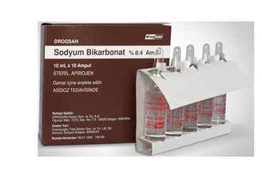 SODYUM BIKARBONAT % 8.4 100 ampül {Drogsan} kutu görseli
