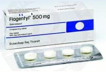FLAGENTYL 500 mg 4 film tablet {E.İ.T} kutu görseli
