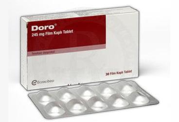 DORO 245 mg 30 film kaplı tablet kutu görseli