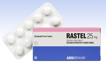 RASTEL 25 mg 20 çentikli film tablet { E.İ.P } kutu görseli