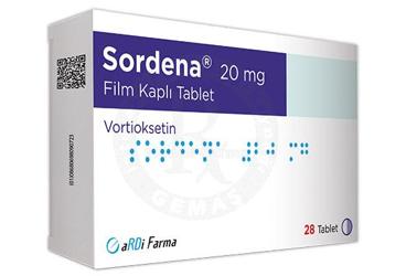 SORDENA 20 mg film kaplı tablet (28 tablet) kutu görseli