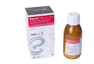 SUPRAX 100 mg 100 ml süspansiyon kutu görseli