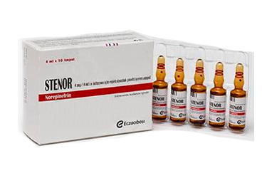 STENOR 4 mg/4 ml IV inf. için enj.çöz.içeren 10 ampül { E.İ.P } kutu görseli