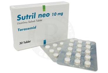 SUTRIL NEO 10 mg uzatılmış salınımlı tablet (30 tablet) kutu görseli
