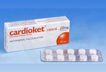 CARDIOKET retard 20 mg 20 tablet kutu görseli