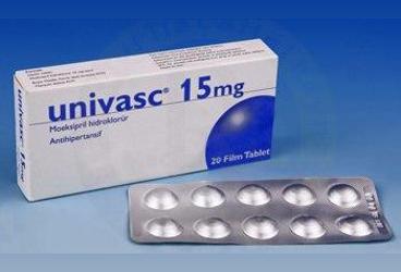 UNIVASC 15 mg 20 tablet kutu görseli