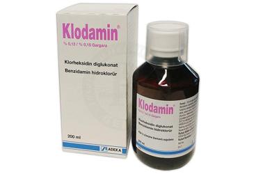 KLODAMIN gargara 200 ml {8699587643520} kutu görseli