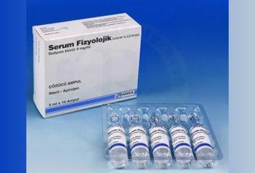 SERUM FIZYOLOJIK %0.9 5 ml 10 ampül kutu görseli