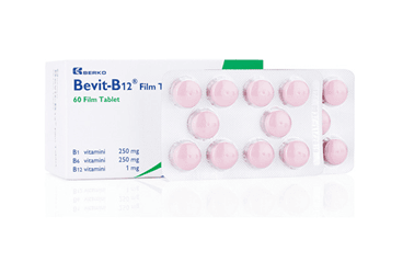 BEVIT B12 30 film kaplı tablet kutu görseli