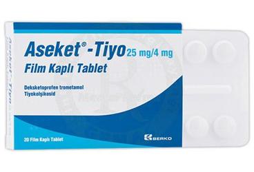 ASEKET - TIYO 25 mg/4 mg film kaplı tablet (20 tablet) kutu görseli
