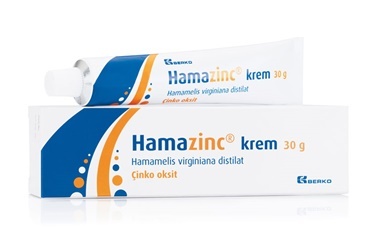 HAMAZINC krem. 30 G kutu görseli