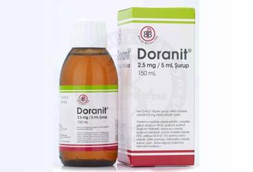 DORANIT 2.5 mg/5 ml 150 ml şurup { Berko } kutu görseli