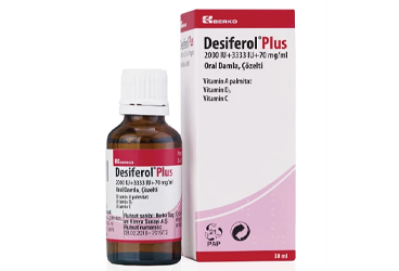 DESIFEROL PLUS 2000 IU+3333 IU+70 mg/ml oral damla. çözelti (30 ml) kutu görseli