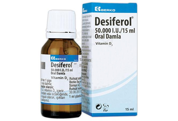DESIFEROL S 50000 IU/ 15 ml oral damla çözelti kutu görseli