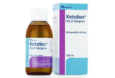 KETOBER %1.6 gargara 150 ml şişe kutu görseli