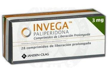 INVEGA 3 mg 28 uzatılmış salınımlı tablet kutu görseli