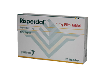 RISPERDAL 1 mg 20 tablet kutu görseli