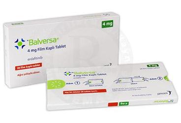 BALVERSA 4 mg film kaplı tablet (28 tablet) kutu görseli