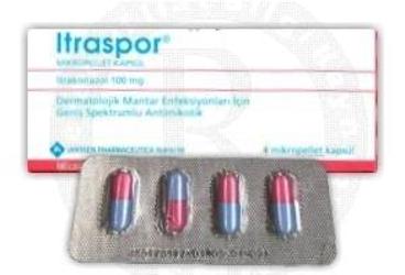ITRASPOR 100 mg 4 mikropellet kapsül kutu görseli