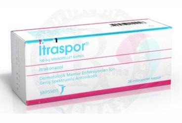 ITRASPOR 100 mg 28 mikropellet kapsül kutu görseli