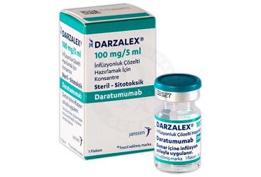 DARZALEX 100 mg/5 ml infüzyonluk çözelti hazırlamak için konsantre kutu görseli
