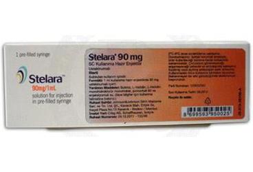 STELARA 90 mg SC kullanıma hazır enjektör kutu görseli