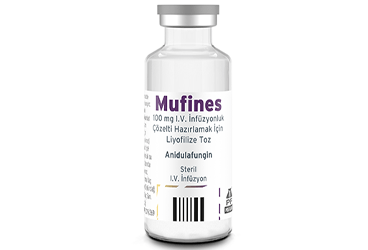 MUFINES 100 mg I.V. infüzyonluk çözelti hazırlamak için liyofilize toz kutu görseli