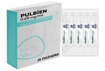 PULBIEN 0.25 mg/ml nebulizasyon süspansiyonu (20 adet) kutu görseli
