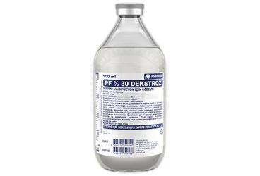%30 DEKSTROZ 500 ml solüsyon kutu görseli