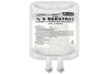 POLIFLEKS %5 DEKSTROZ 250 ml sol. setsiz kutu görseli