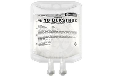 POLIFLEKS %10 DEKSTROZ 250 ml sol. setsiz kutu görseli