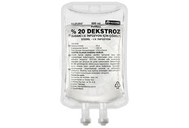 POLIFLEKS %20 DEKSTROZ 500 ml sol. setli kutu görseli