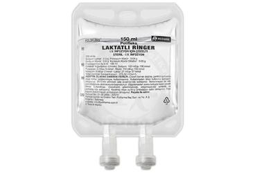 POLIFLEKS LAKTATLI RINGER solüsyonu 150 ml (pvc torba) setsiz kutu görseli