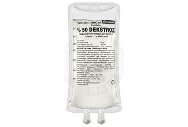 POLIFLEKS %50 DEKSTROZ sudaki solüsyonu 1000 ml(pvc torba)setli kutu görseli