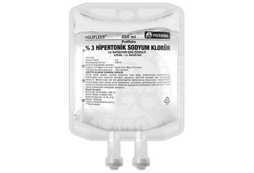 POLIFLEKS % 3 Sodyum Klorür sol. 250 ml(pvc torba) setsiz kutu görseli