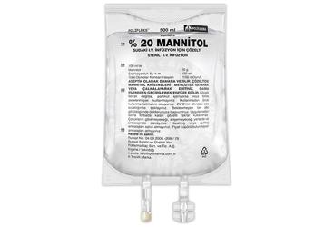 POLIFLEKS %20 MANNITOL sudaki solüsyonu 500 ml PVC setli kutu görseli
